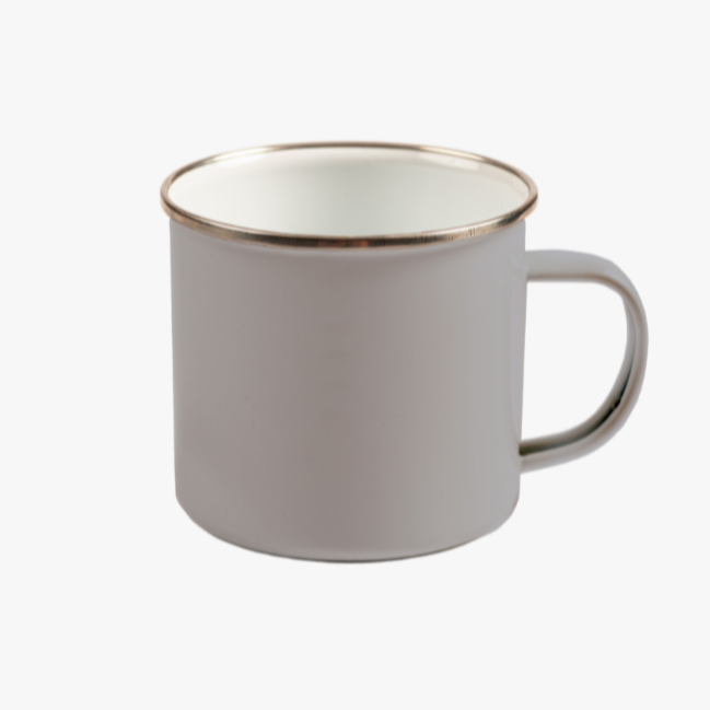 Gray Solid Campfire Mug