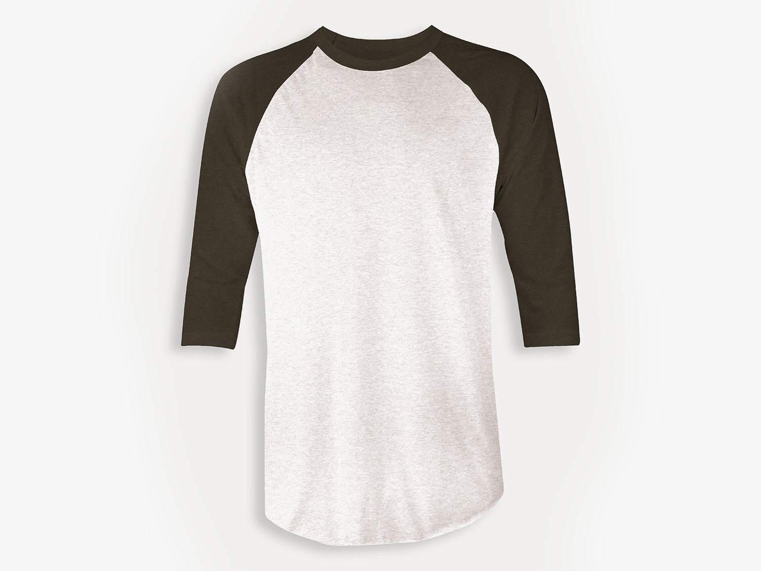 Black Sheep Fam Raglan shirt black and white