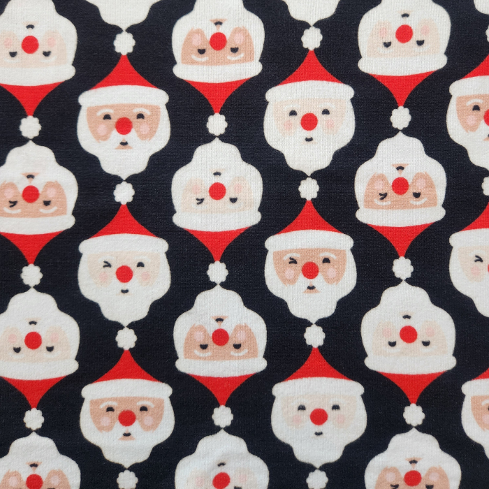 Jolly Santa pajama print