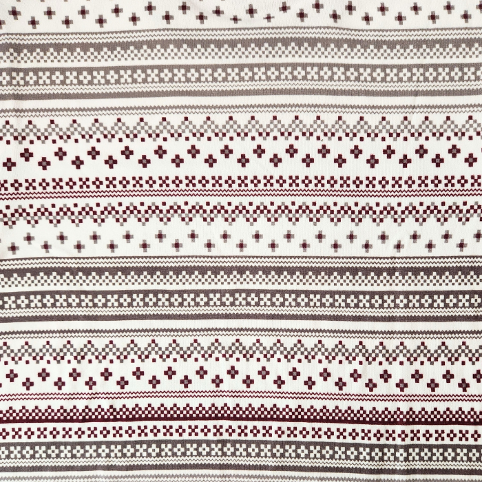 Sugar Plum Fair Isle pajama print
