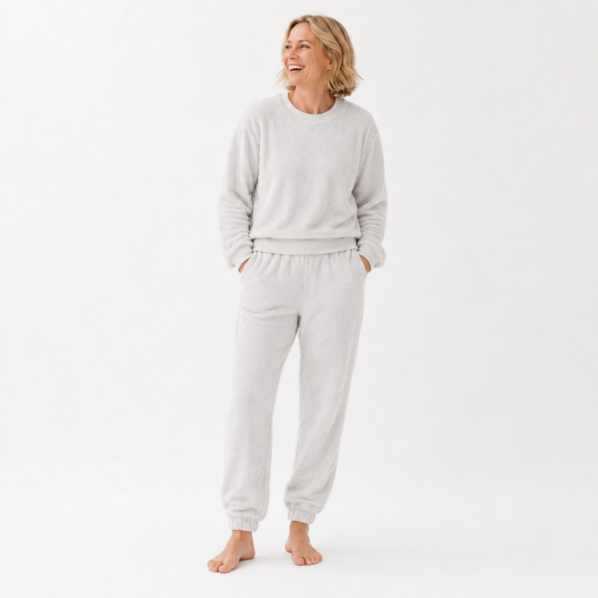 Adults' Unisex Jogger - Feather Plush Gray