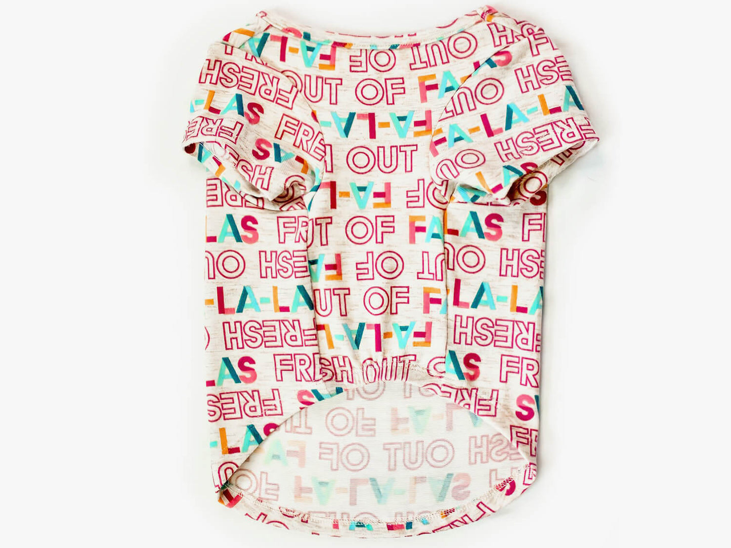 The Black Sheep Fam Oatmeal FALALA Pet Tee - Front