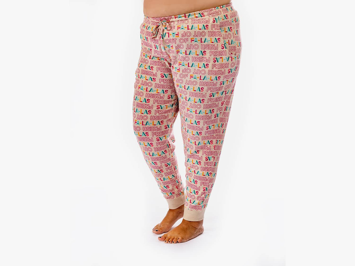The Black Sheep Fam Women's Fa La La Jogger Plus Size