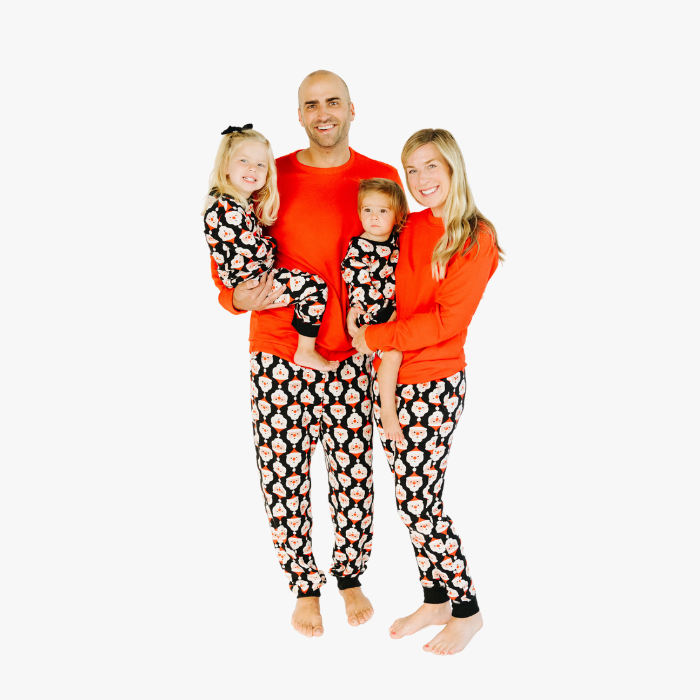 Women’s Jogger Pajama Set - Jolly Santa