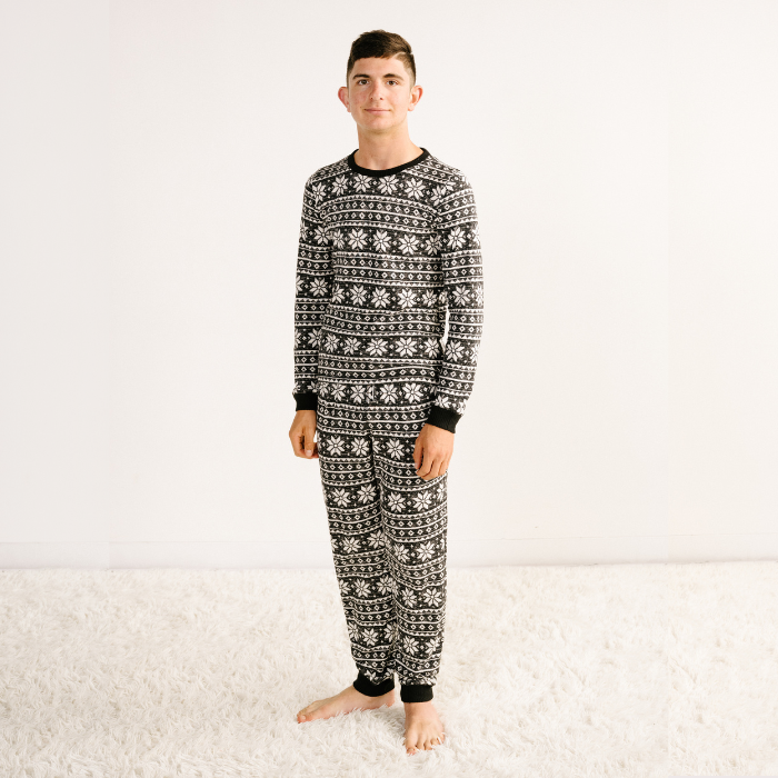 Kids' Unisex Jogger Pajama Set - Baby It's Cold Outside Fair Isle