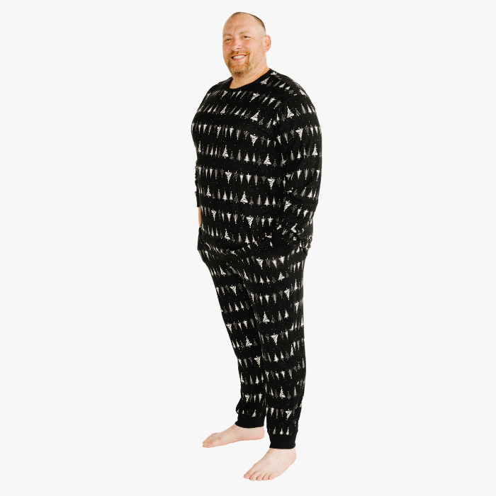 Men's Jogger Pajama Set - Silent Night Tree
