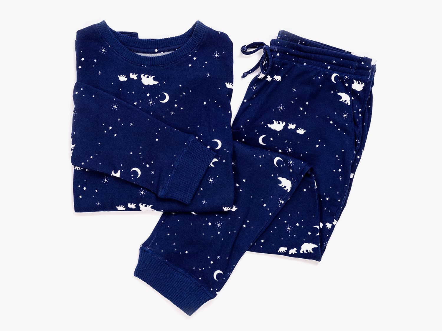 Men's Jogger Pajama Set Navy Bear – Black Sheep Fam - Main Image