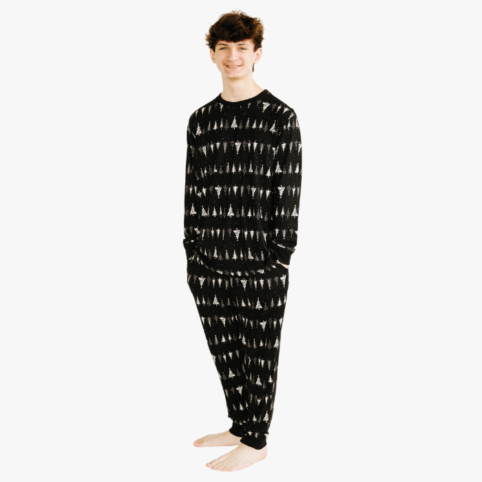 Men's Jogger Pajama Set - Silent Night Tree