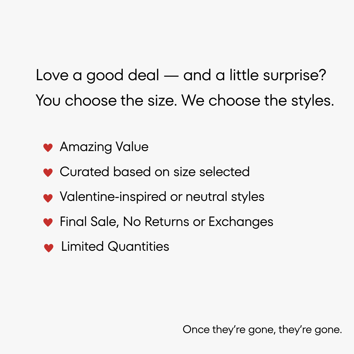 Valentine's Mystery Box