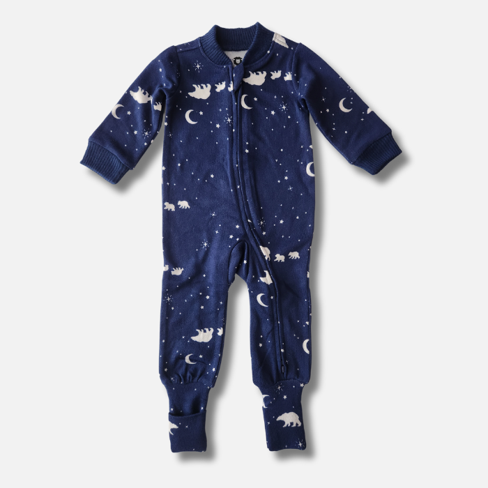 Baby Onesie - Navy Bear