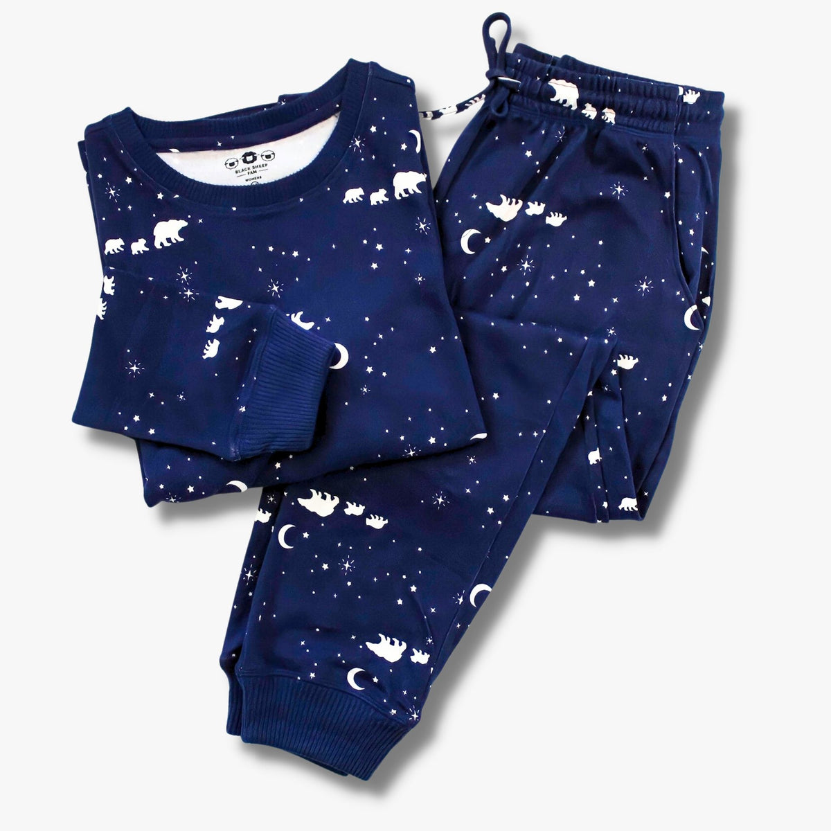 Women’s Jogger Pajama Set - Navy Bear