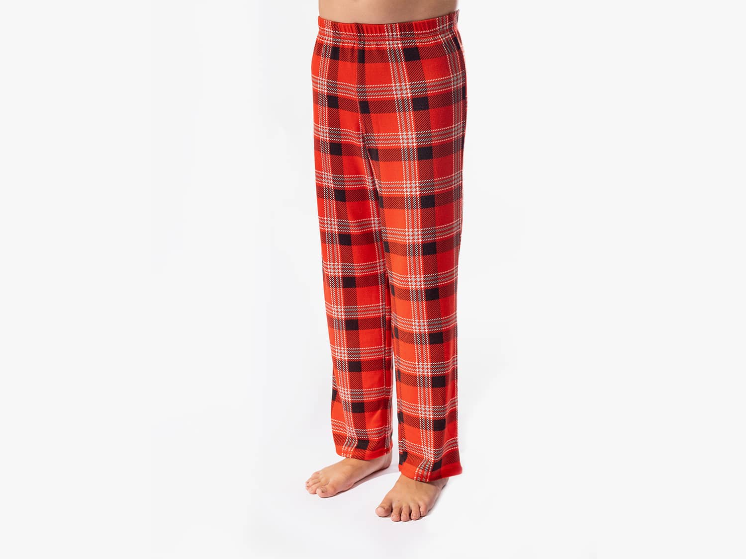 The Black Sheep Fam Kids Red Plaid Unisex Lounge Pants