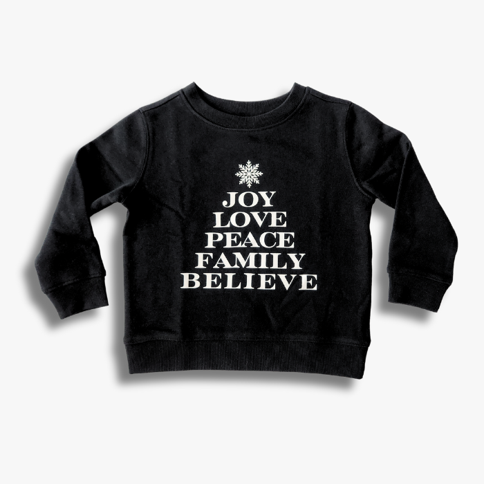 Kids' Unisex Sweatshirt- Black