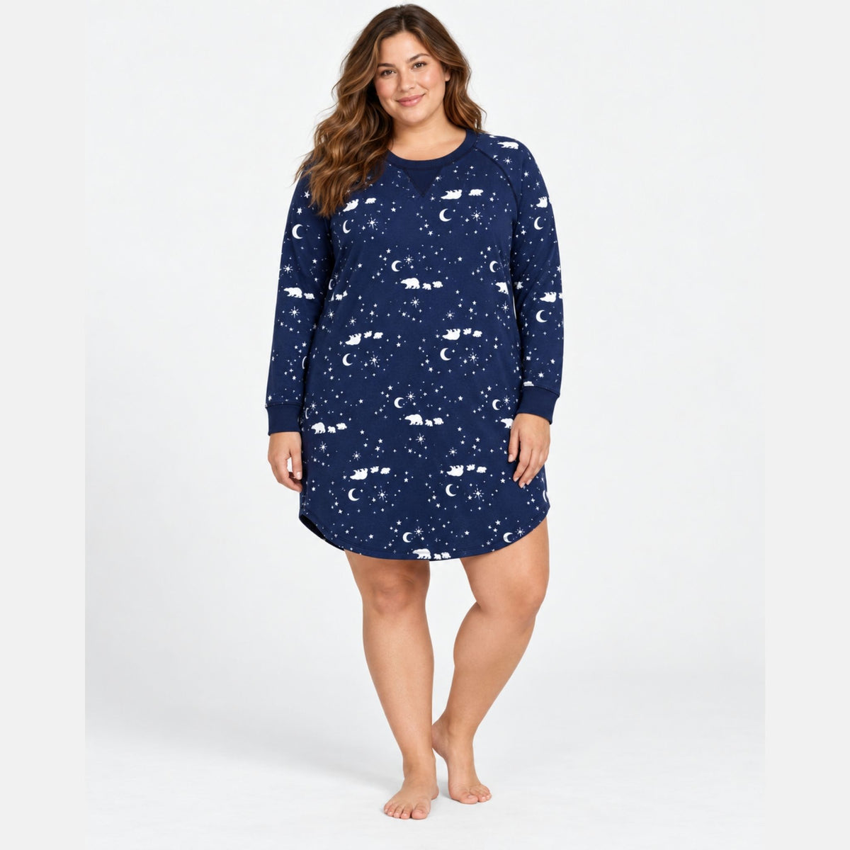 Women’s Sleepshirt - Navy Bear