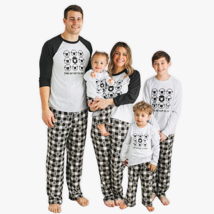 Family Christmas Pajama Pants,adult Christmas Pajamas Pants and Custom  Shirt, Women's Christmas Pajamas Pants Family Set, Plaid, Plain Shirt -   Canada