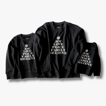 Adults' Unisex Sweatshirt - Black