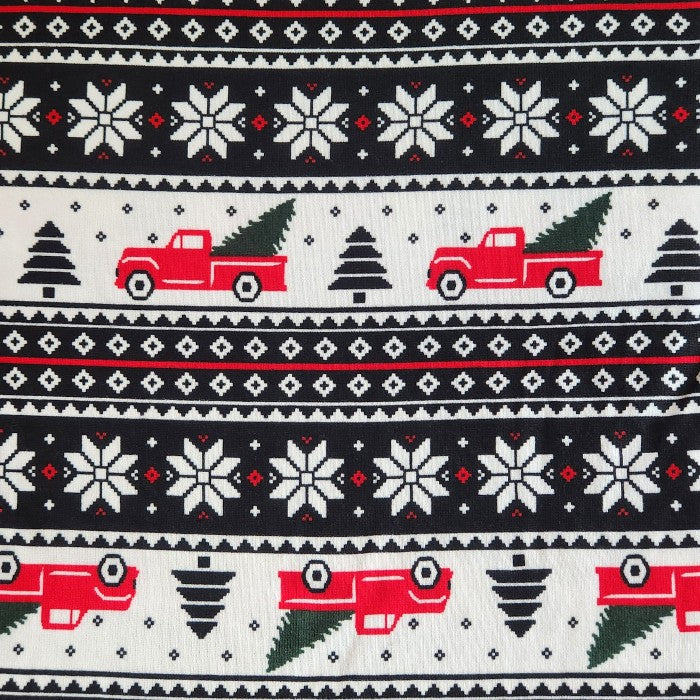 Home for the Holidays pajama print