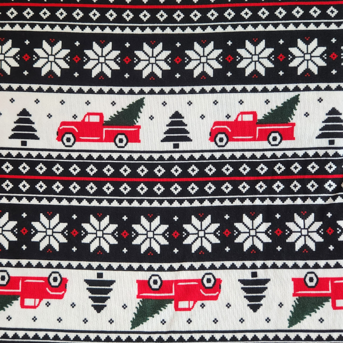 Home for the Holidays pajama print
