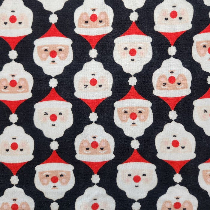 Jolly Santa pajama print