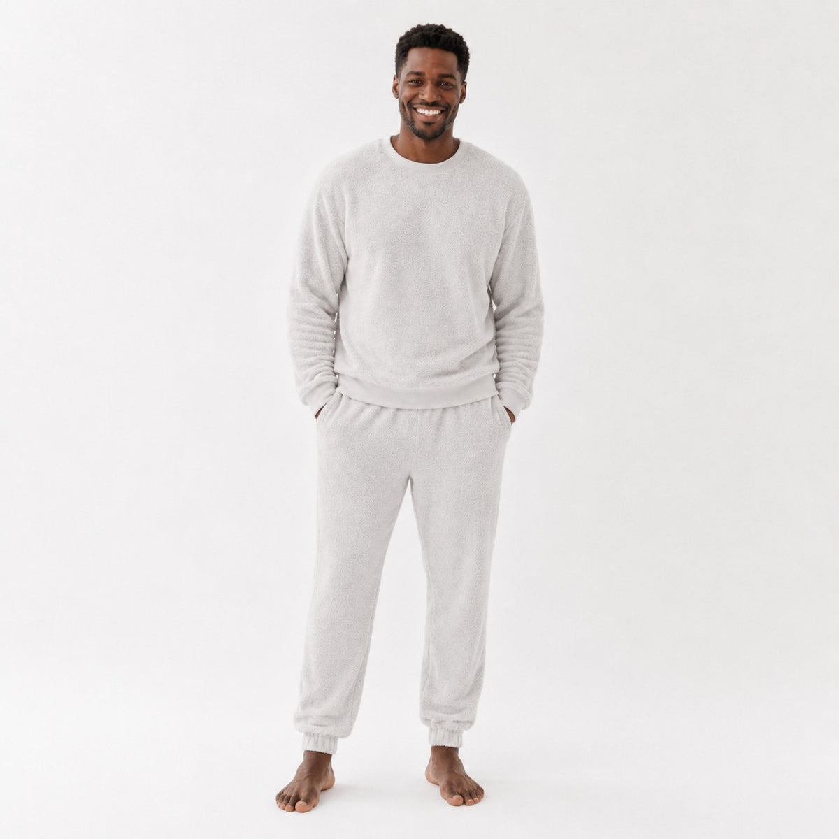 Adults' Unisex Jogger - Feather Plush Gray