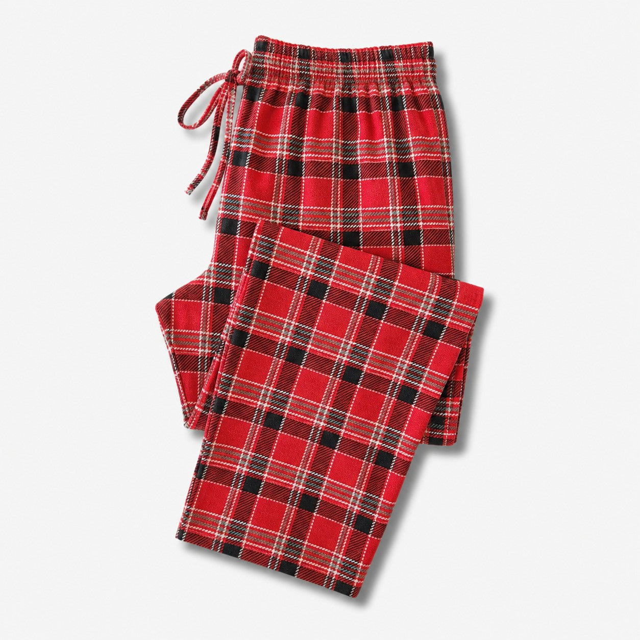 Adults’ Unisex Lounge Pants - Red Plaid