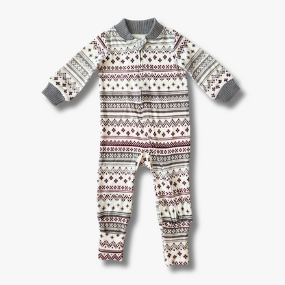 Baby Onesie - Sugar Plum Fair Isle