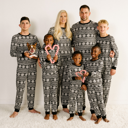 Kids' Unisex Jogger Pajama Set - Baby It's Cold Outside Fair Isle