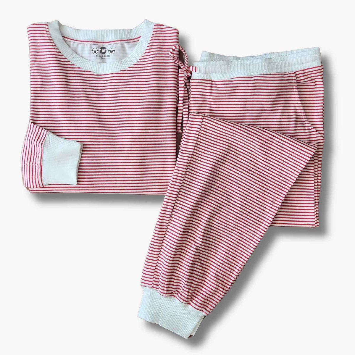 Men’s Jogger Pajama Set - Cozy Stripe