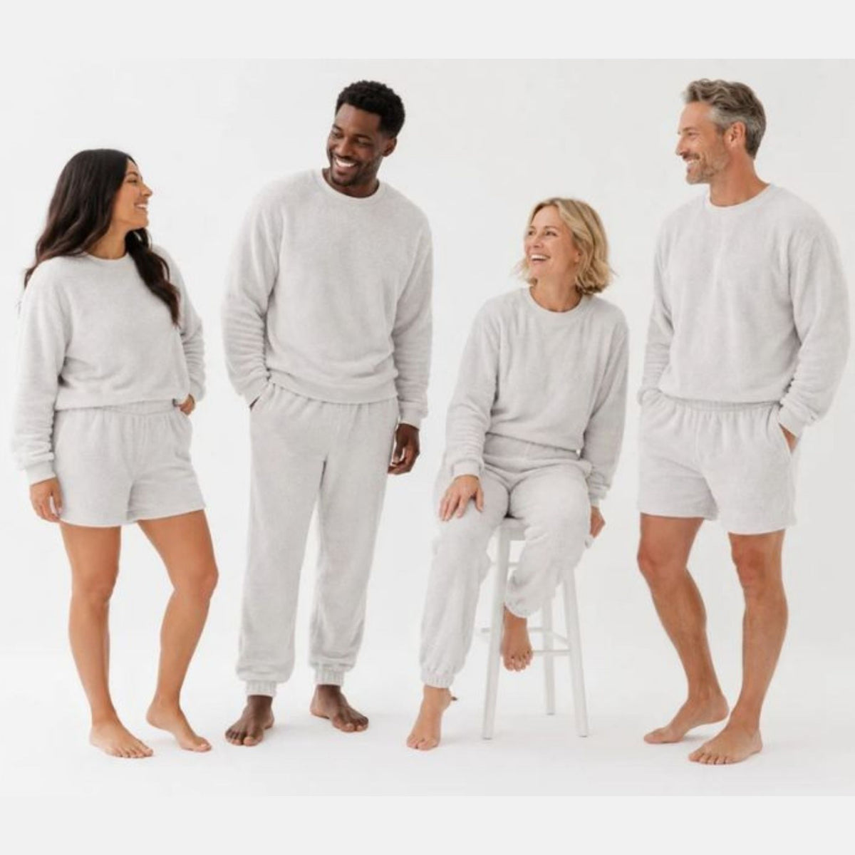 Adults' Unisex Jogger - Feather Plush Gray