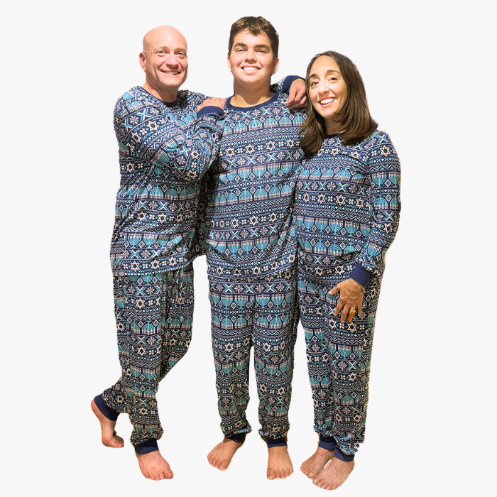 Men's Jogger Pajama Set - Festival of Lights Fair Isle