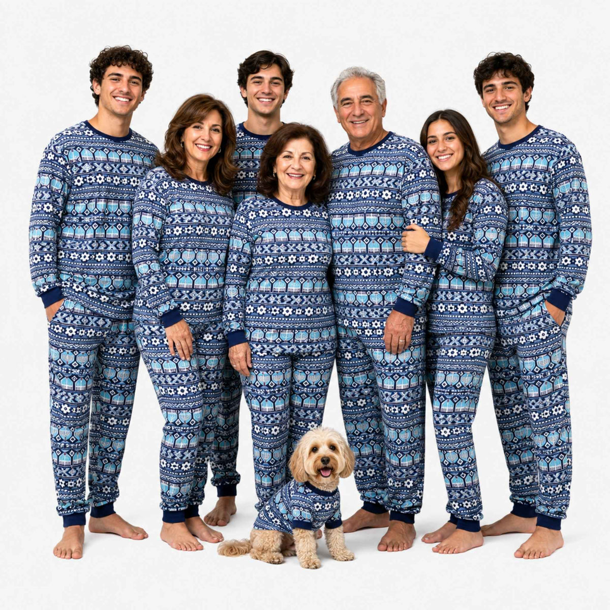 Pet T-Shirt - Hanukkah Festival of Lights Fair Isle