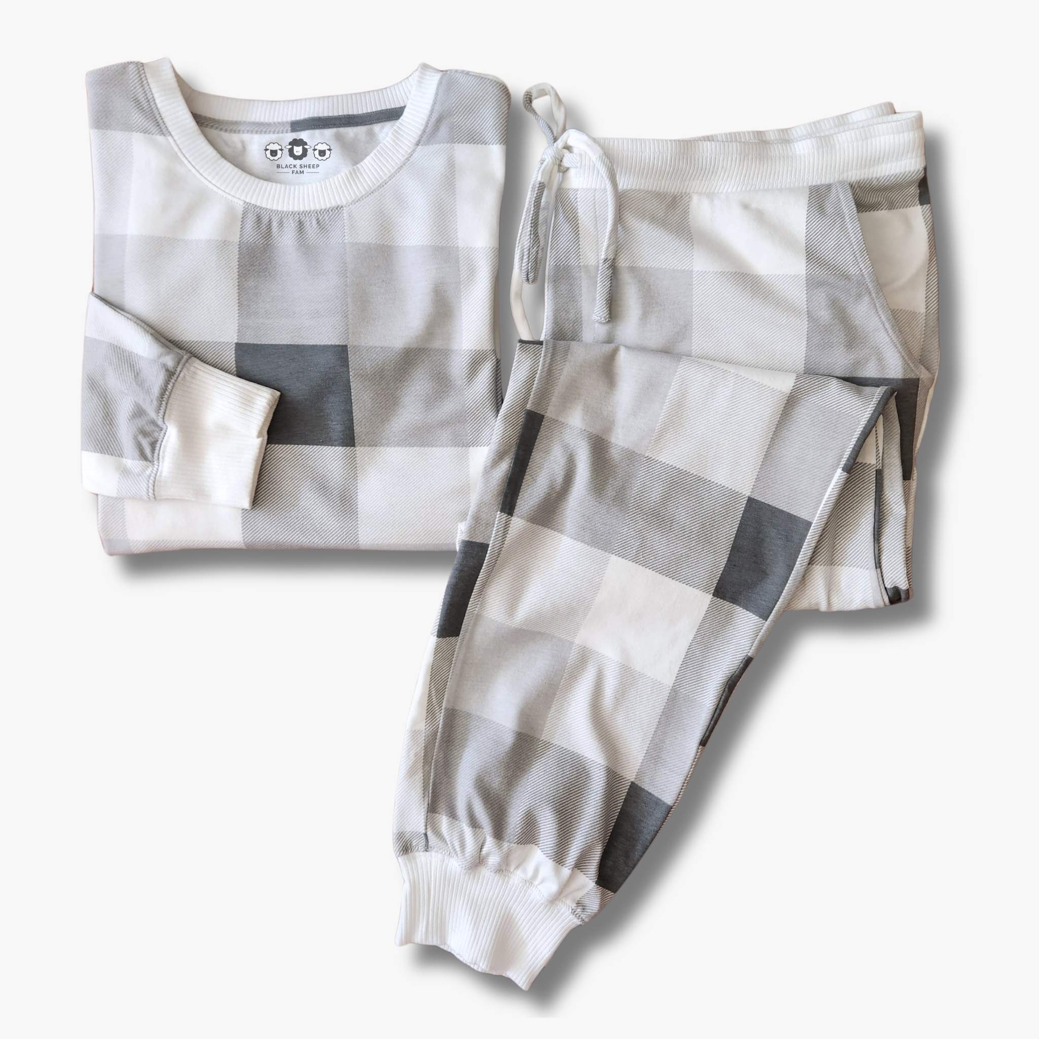 Men's Jogger Pajama Set - Fireside Plaid