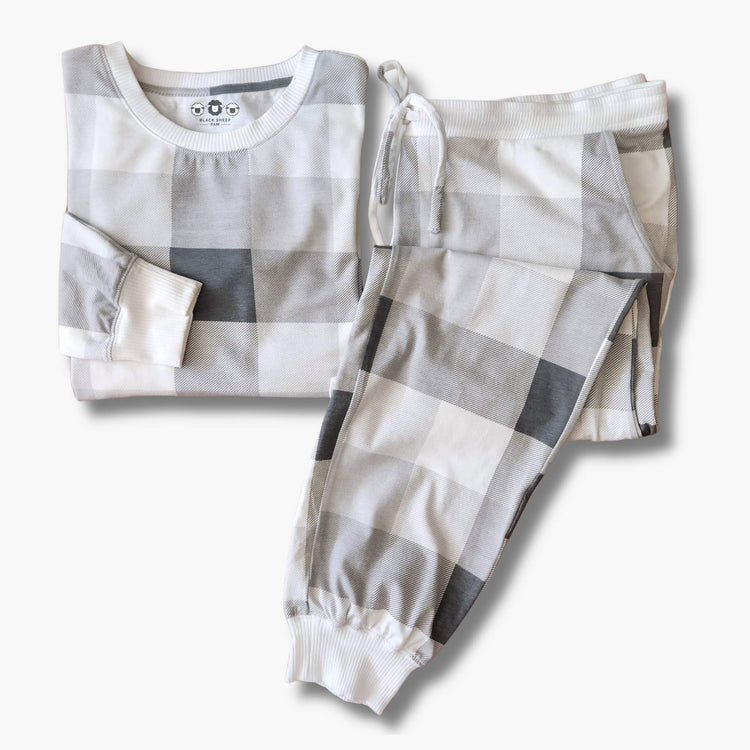 Men's Jogger Pajama Set - Fireside Plaid