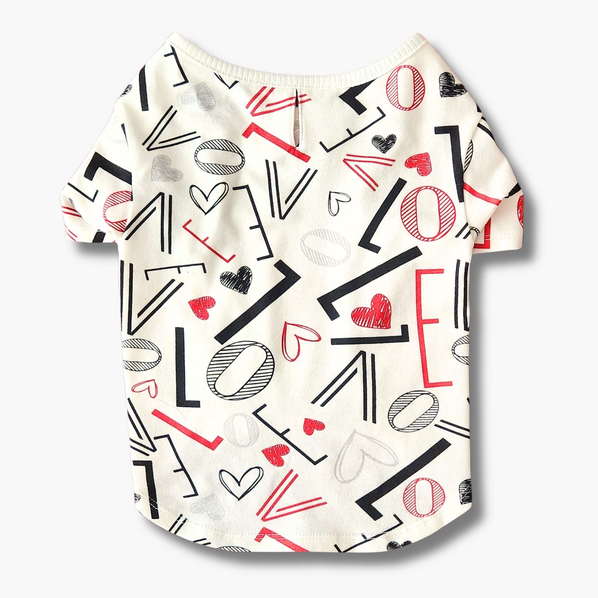 Pet T-Shirt  - White Love