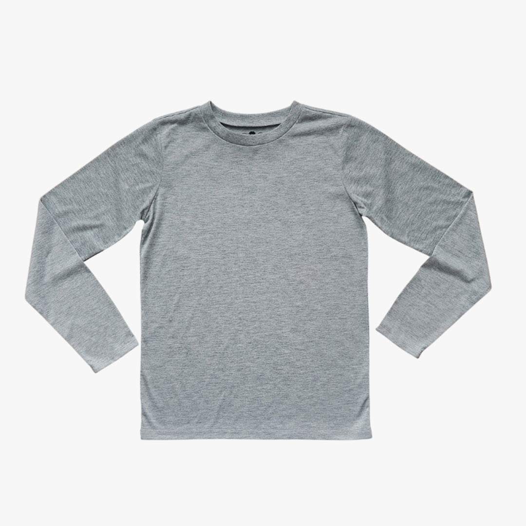 Kids Unisex Shirt Solid Heather Gray