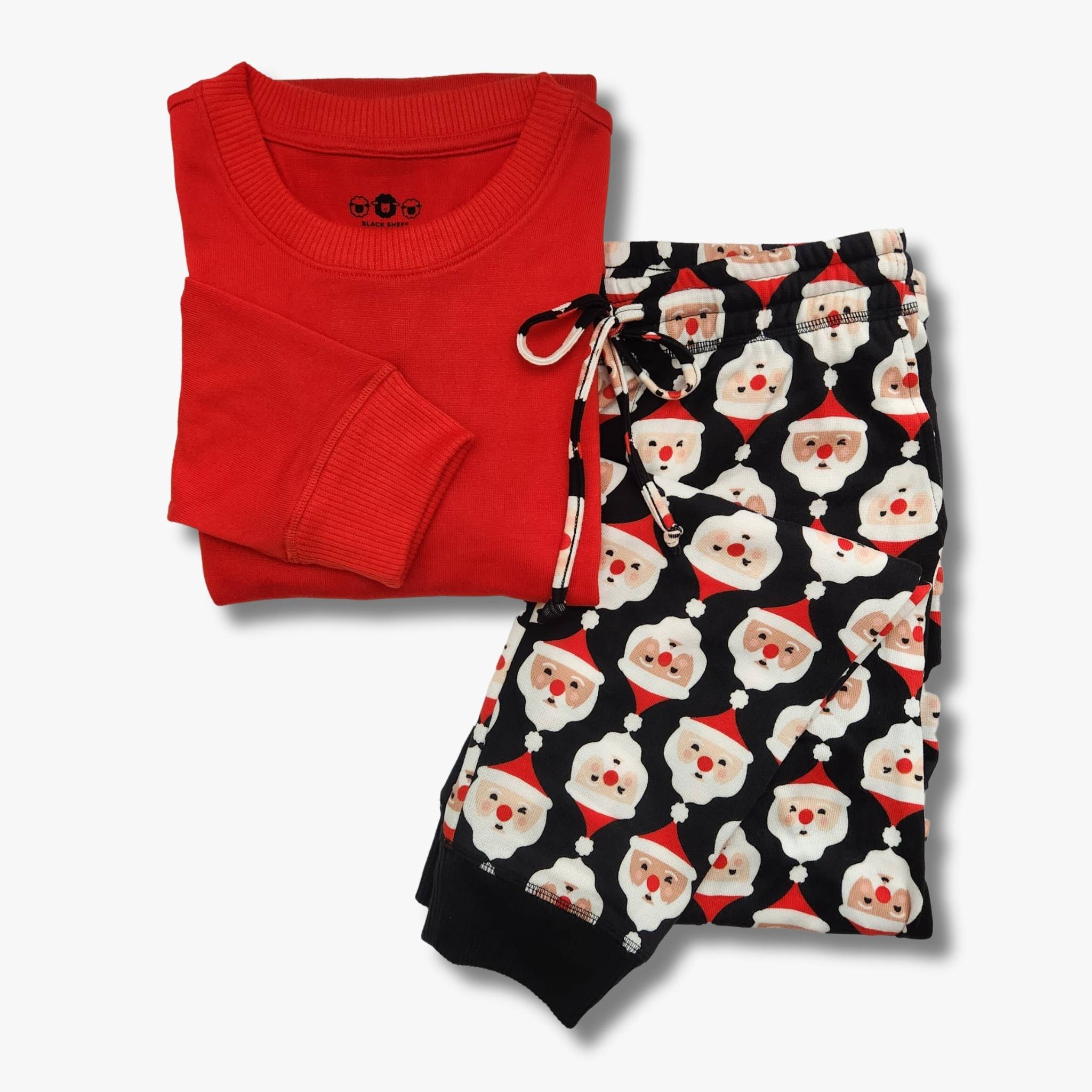 Women’s Jogger Pajama Set - Jolly Santa