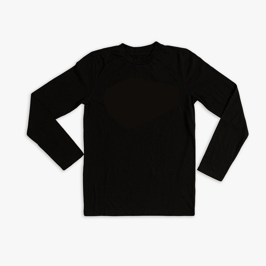 Kids Unisex Shirt Solid Black