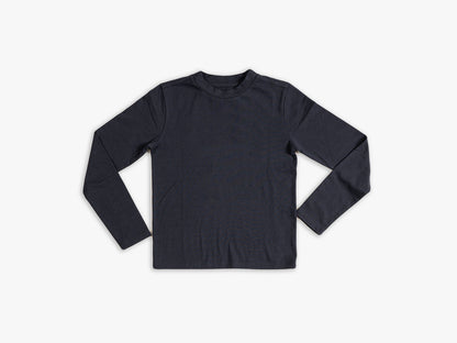Kids Unisex Shirt Solid Indigo