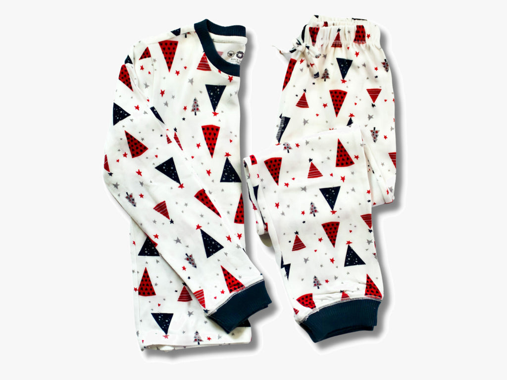 Kids White Tree PJ Set