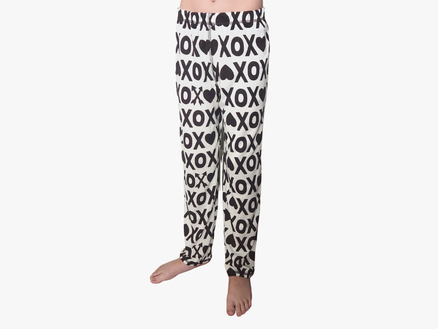 Kids Unisex Lounge Pants with xoxo pattern