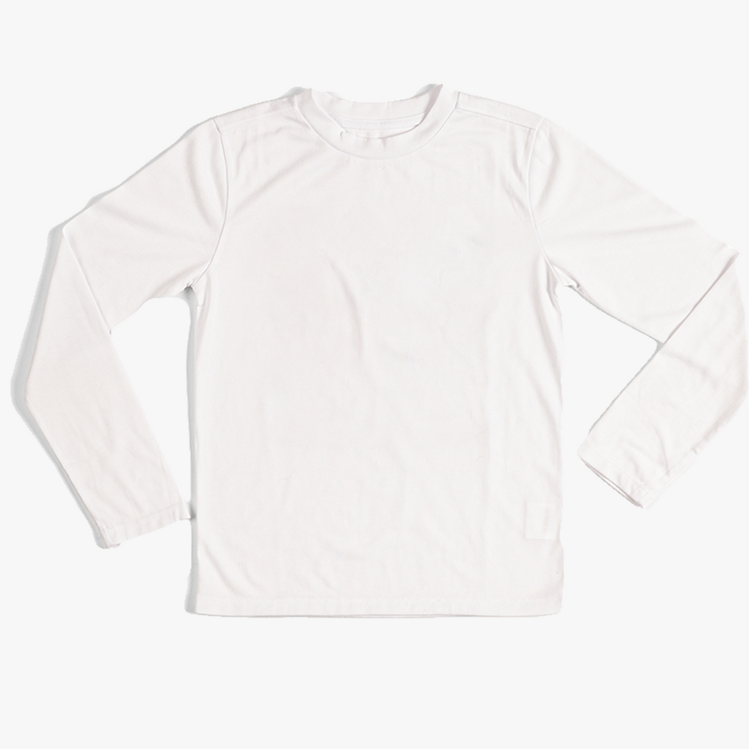 Kids Unisex Shirt Solid White