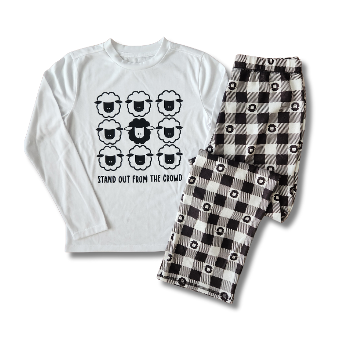 Kids Everyday PJ Set - Stand Out/Sheep