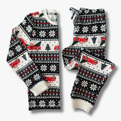 Kids' Unisex Jogger Pajama Set - Home for the Holidays