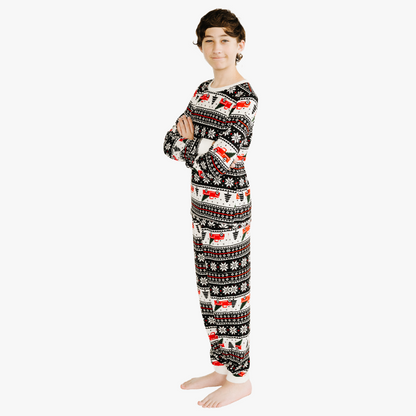 Kids' Unisex Jogger Pajama Set - Home for the Holidays