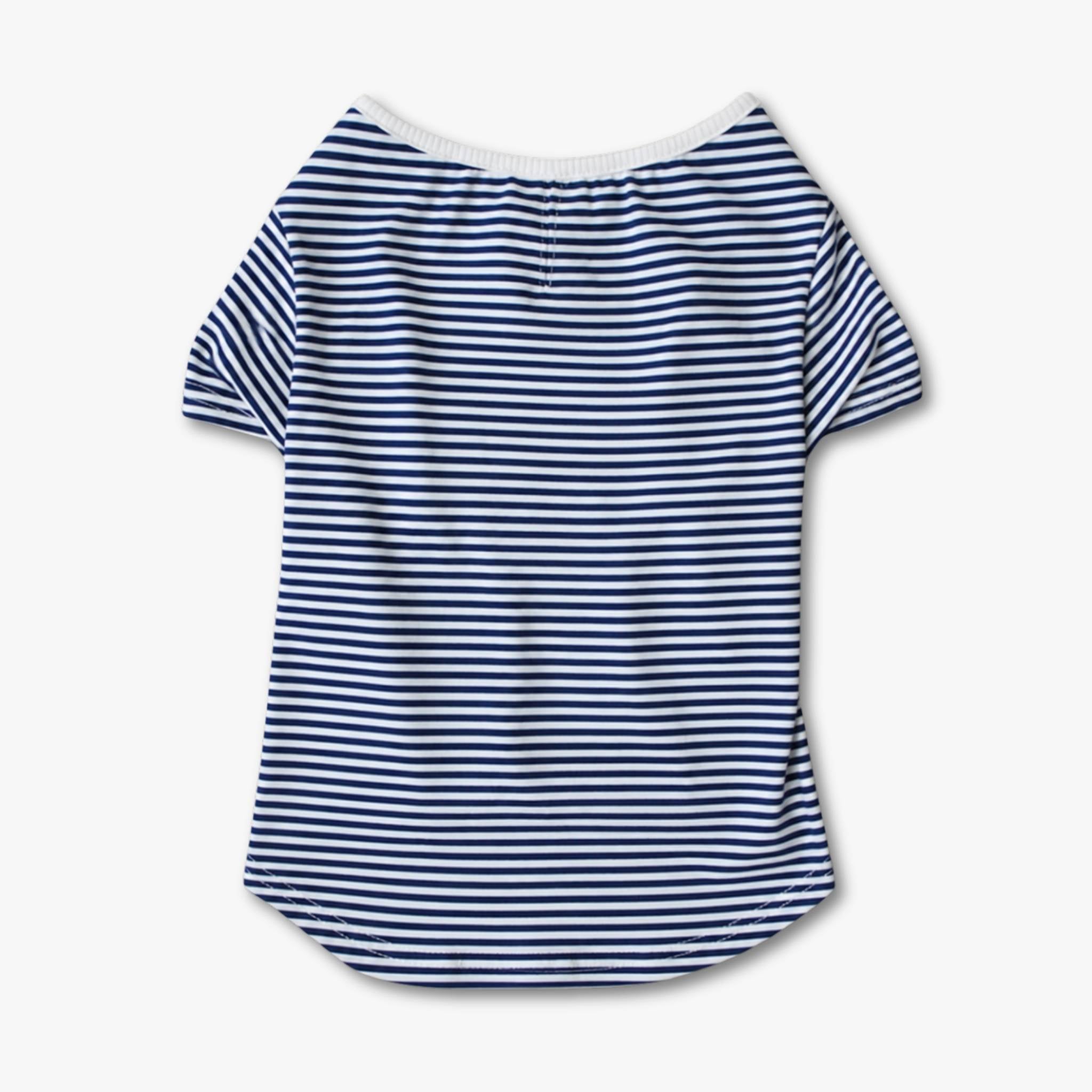 Pet Pajama Tee - Midnight Stripe