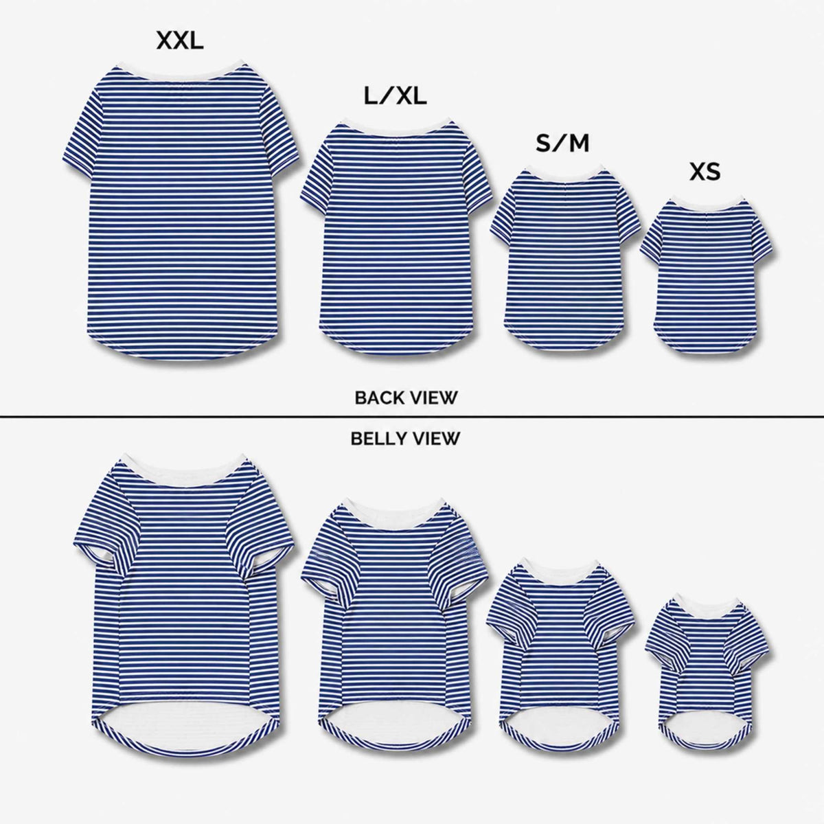 Pet Pajama Tee - Midnight Stripe