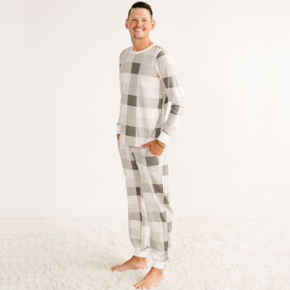 Men's Jogger Pajama Set - Fireside Plaid