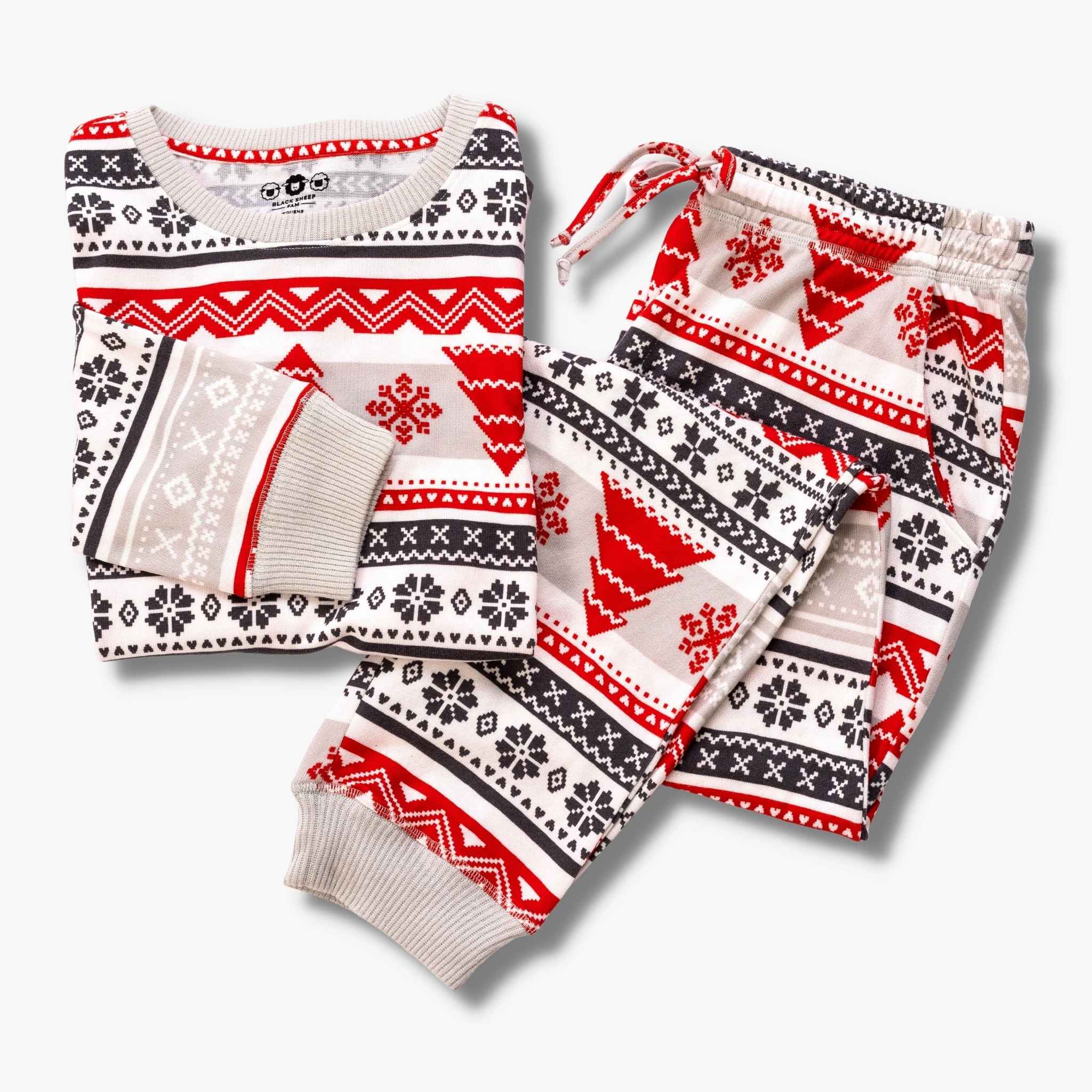 Women’s Jogger Pajama Set - Nordic Fair Isle