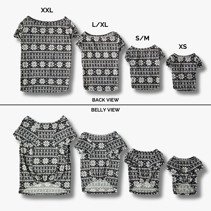 Pet T-Shirt - Baby It's Cold Outside Fair Isle