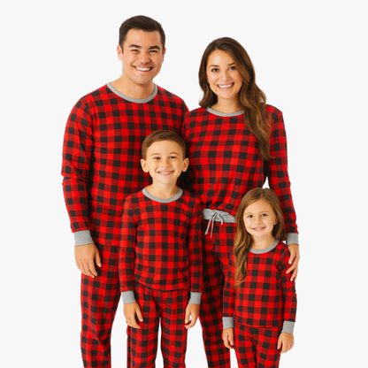 Women’s Jogger Pajama Set - Red Buffalo